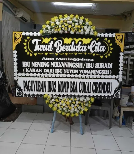 Papan Bunga Duka Cluster Sevilla Bsd